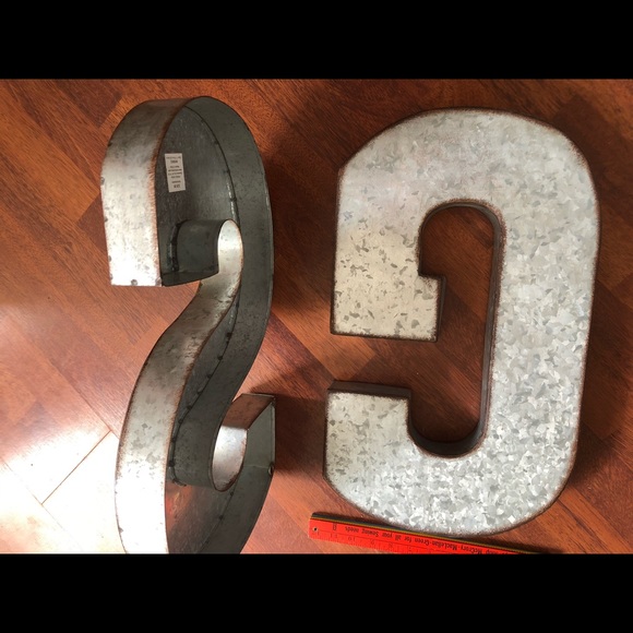 Hobby Lobby Wall Decor Hobbylobby Large Galvanized Letters Poshmark